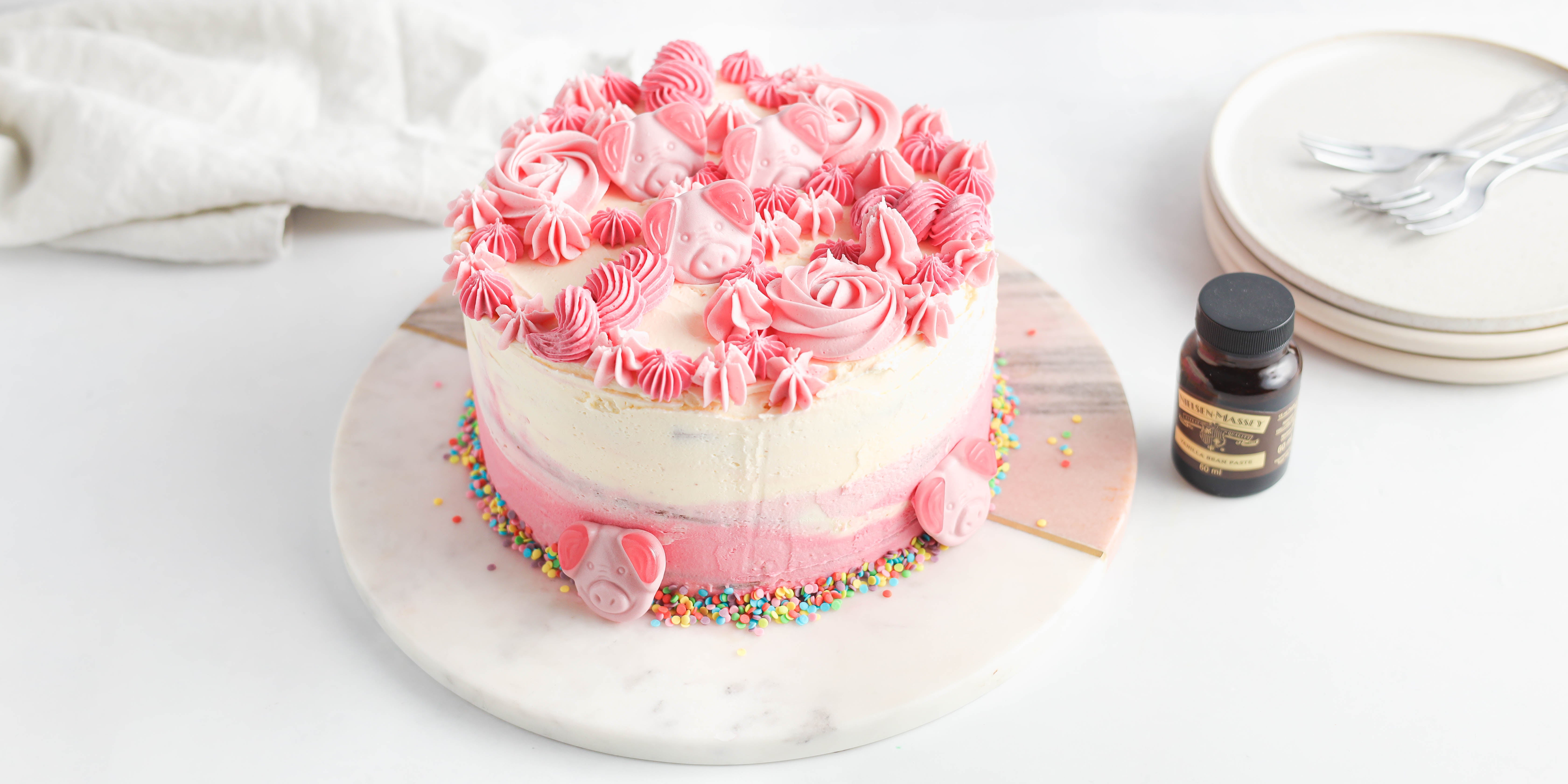 Percy Pig Marble Cake Recipe How to Make a Percy Pig Cake